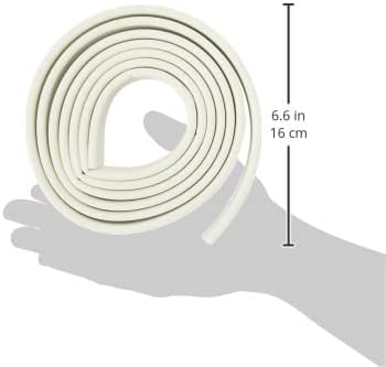 Dichtungsprofil selbstklebend, Typ D, Kunststoff weiss, 1 Stück = 7,5 Meter ; 1 Stück