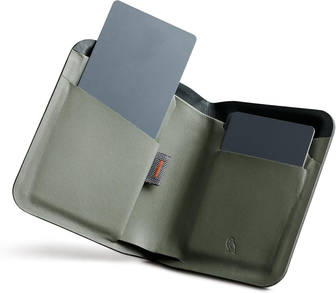Bellroy Apex Note Sleeve – (Vorgeformte Leder-Brieftasche, RFID-Schutz) - Everglade, Everglade