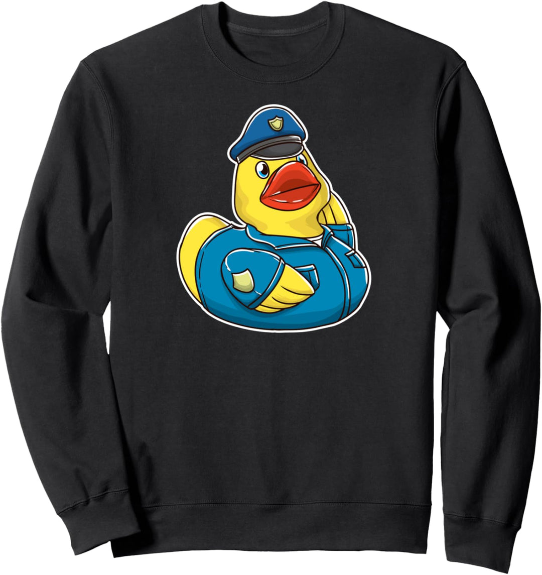 Gummiente, Polizist lustig Sweatshirt
