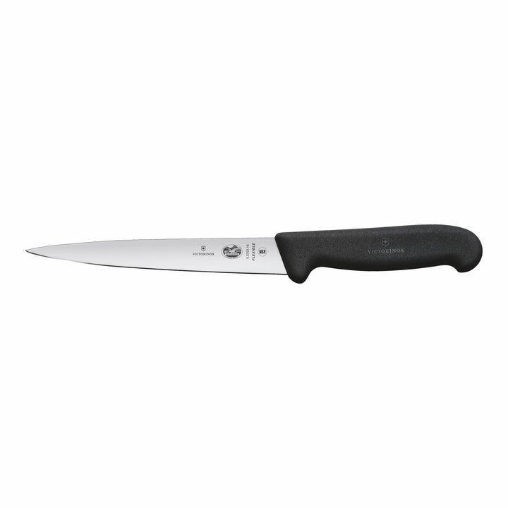Victorinox, Fibrox, coltello per affettare, 18 cm, lama flessibile, lavabile in lavastoviglie, color