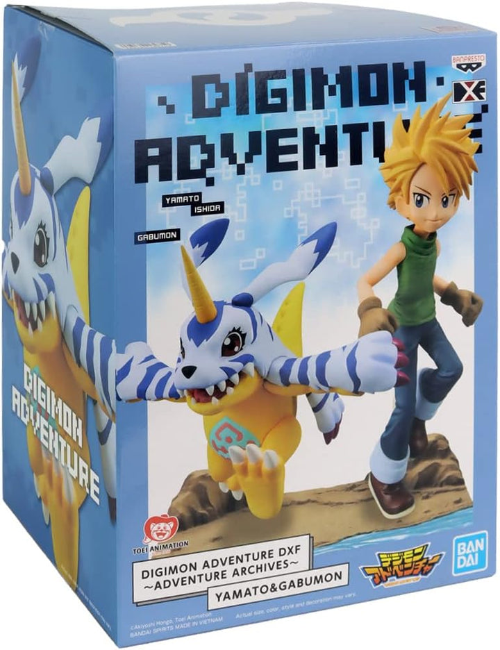 BANPRESTO Digimon - Yamato &amp; Gabumon - Figurine DXF-Adventure Archives 15cm