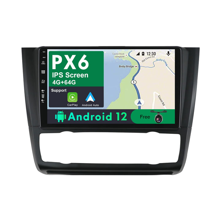 JOYX PX6 Android 12 IPS Autoradio Passt für Ford BMW 1 Series E81 E82 E87 E88 (2004-2012) - 4G+64G -