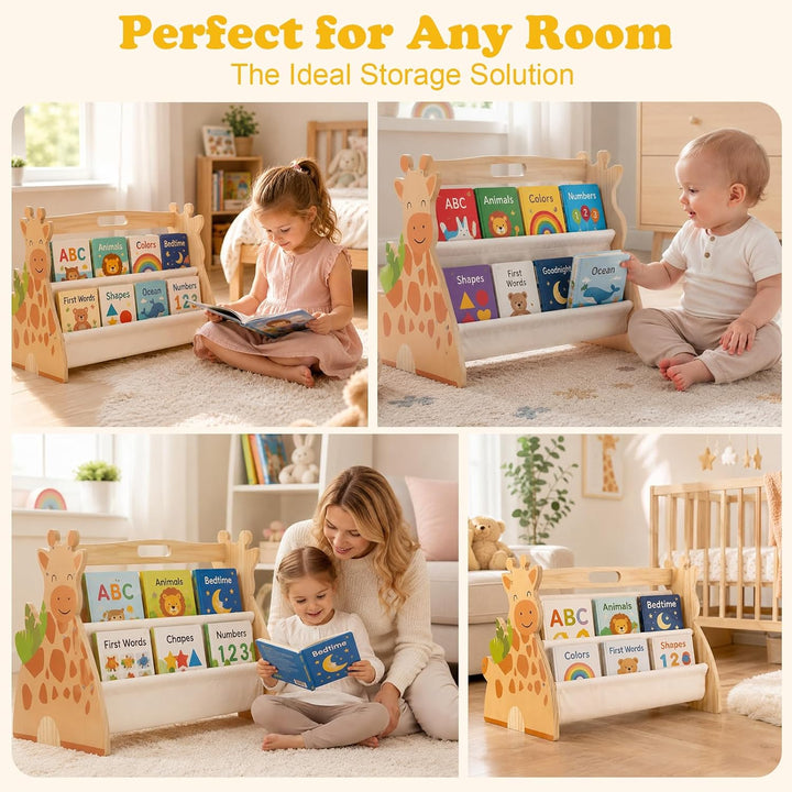 Kinder Bücherregal mit Doppelter Seite, Buchständer Display