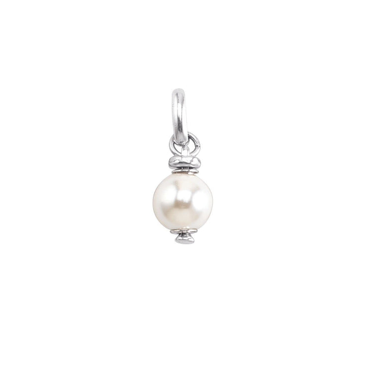 Einer von 50 Charm CHA0080BPLMTL0U Unisex Pearl Charm