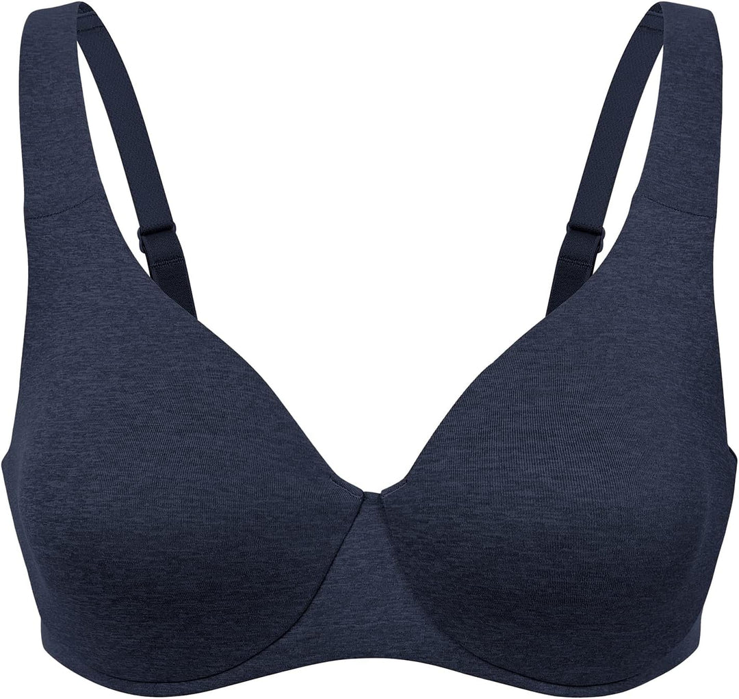 DELIMIRA Damen Minimizer BH mit Bügel 85D Saphir Heather, 85D Saphir Heather