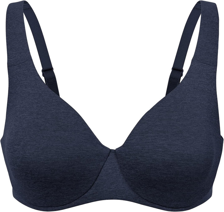 DELIMIRA Damen Minimizer BH mit Bügel 85D Saphir Heather, 85D Saphir Heather