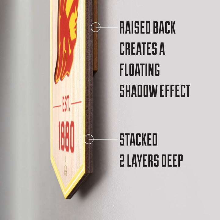 YouTheFan NFL 3D Stadion Banner, 15,2 x 48,3 cm San Francisco 49ers, San Francisco 49ers