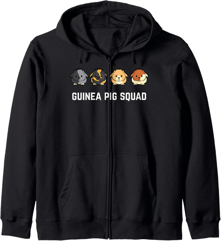 Lustiger Meerschweinchen Nagetier Squad Team Kapuzenjacke