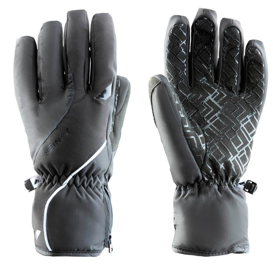 Zanier-Damen-Handschuhe-SEEFELD.STX 8 Schwarz, 8 Schwarz