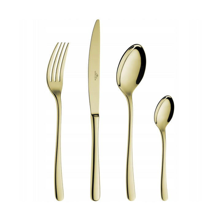 Gerlach 1760 Besteck Set für 6 Personen 30er Set Aus Edelstahl Tafelbesteck Rostfrei Hochglanzpolier