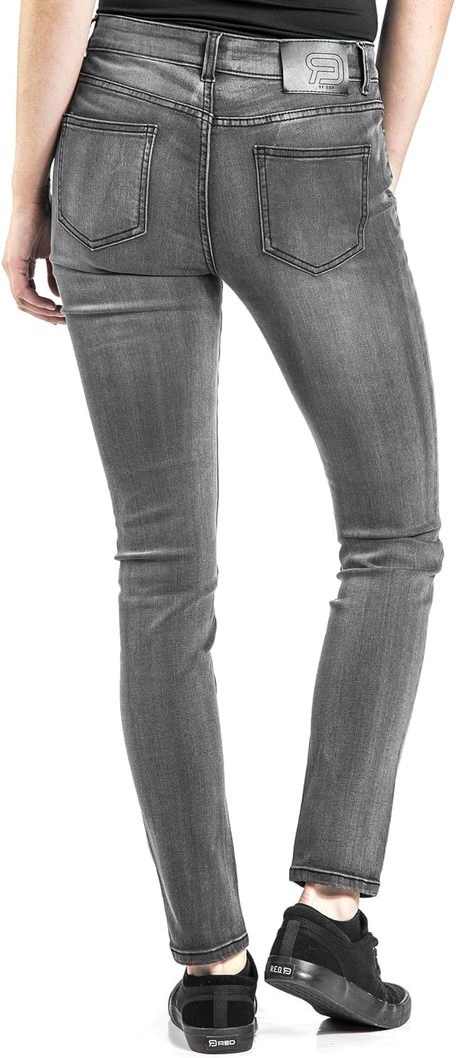 RED by EMP Damen graue Jeans mit Waschung W29L34