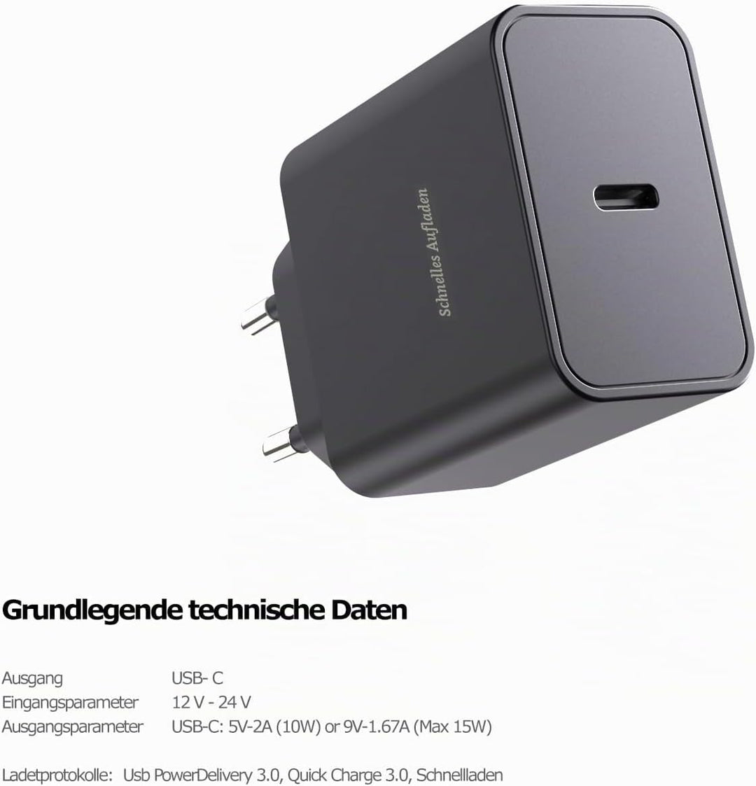 2X Für Samsung USB Typ C Ladegerät mit Datenkabel USB C Ladekabel Schnellladeadapter für Samsung Gal