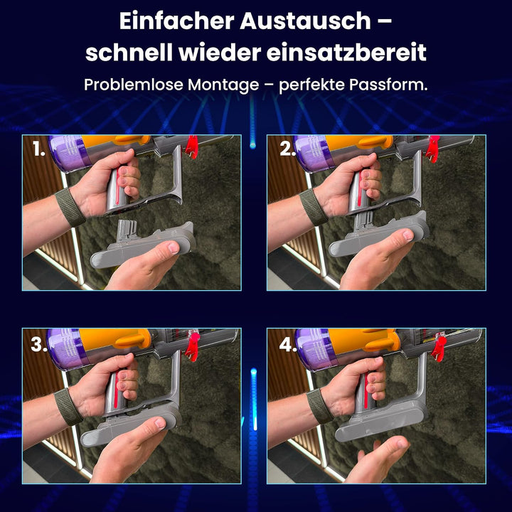 Extralink Akku für Dyson V15S Detect Submarine – 25,2V 4000mAh Ersatzakku, Lange Laufzeit, Li-Ion Ba