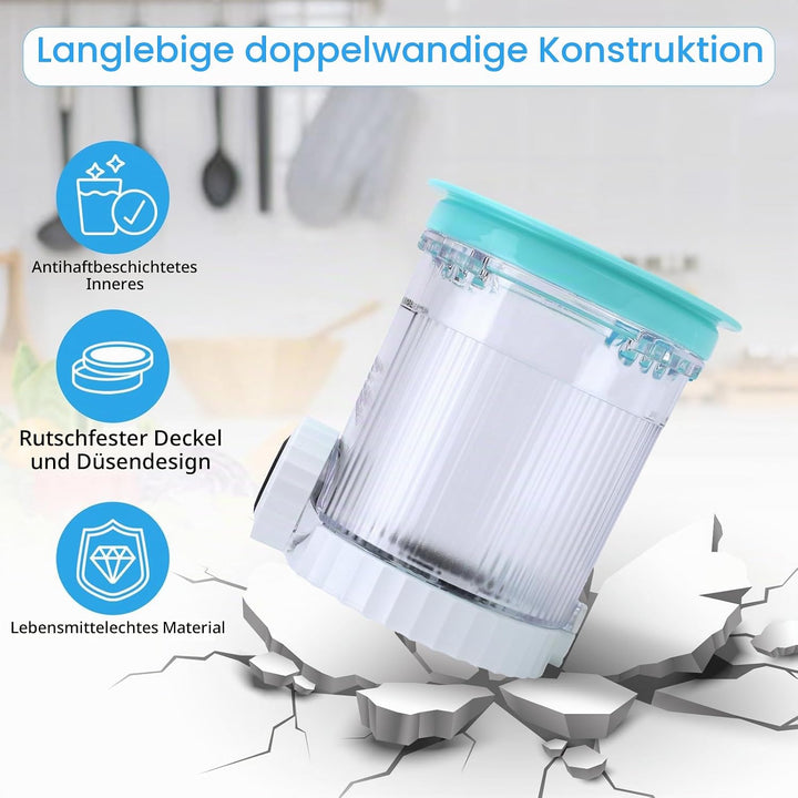 Eisbecher und Deckel für Ninja Swirl – 4 Pack Creami Tubs Kompatibel mit Ninja CREAMi Softeismaschin
