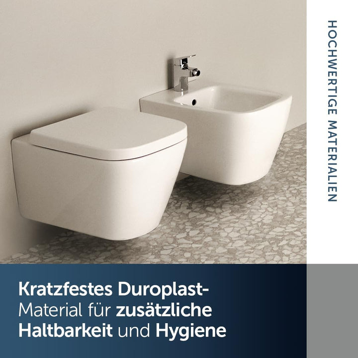 Ideal Standard T468301 Ideal Standard i.life B WC-Sitz mit Softclosing, Wrapover, Weiss, mit Softclo
