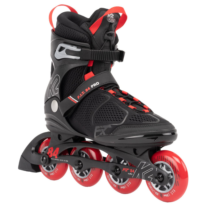 K2 Skates Herren Inline Skates F.I.T. 84 PRO, black - red, 30G0515 EU: 41.5 (UK: 7.5 / US: 8.5) blac