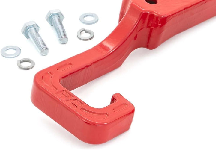Rough Country Geschmiedete Abschlepphaken für 15-22 Jeep Grand Cherokee | Rot - RS133