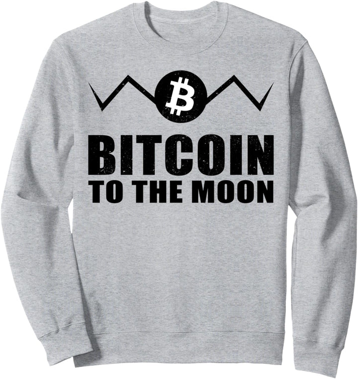 Krypto Trader "Bitcoin to the Moon" Sweatshirt