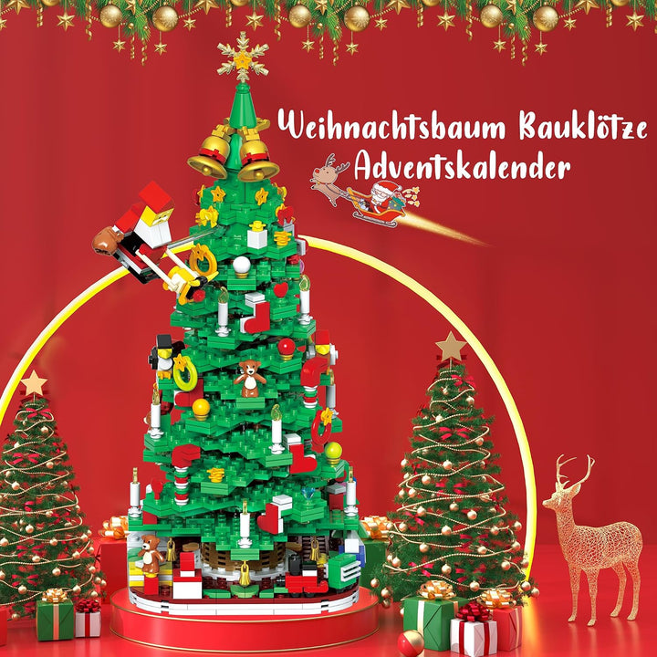 Joozmui Adventskalender 2025 Kinder, Weihnachtsbaum Spielzeug ab 3 4 5 6 7 8 9 10 Jahre Junge Gesche