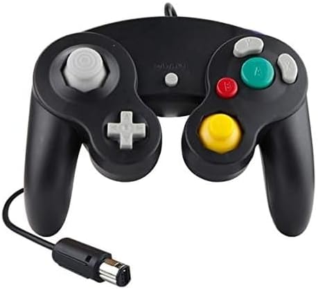 2 Controller Schwarz + Verlängerungskabel für Nintendo Game Cube Controller Schwarz GC Verlängerung