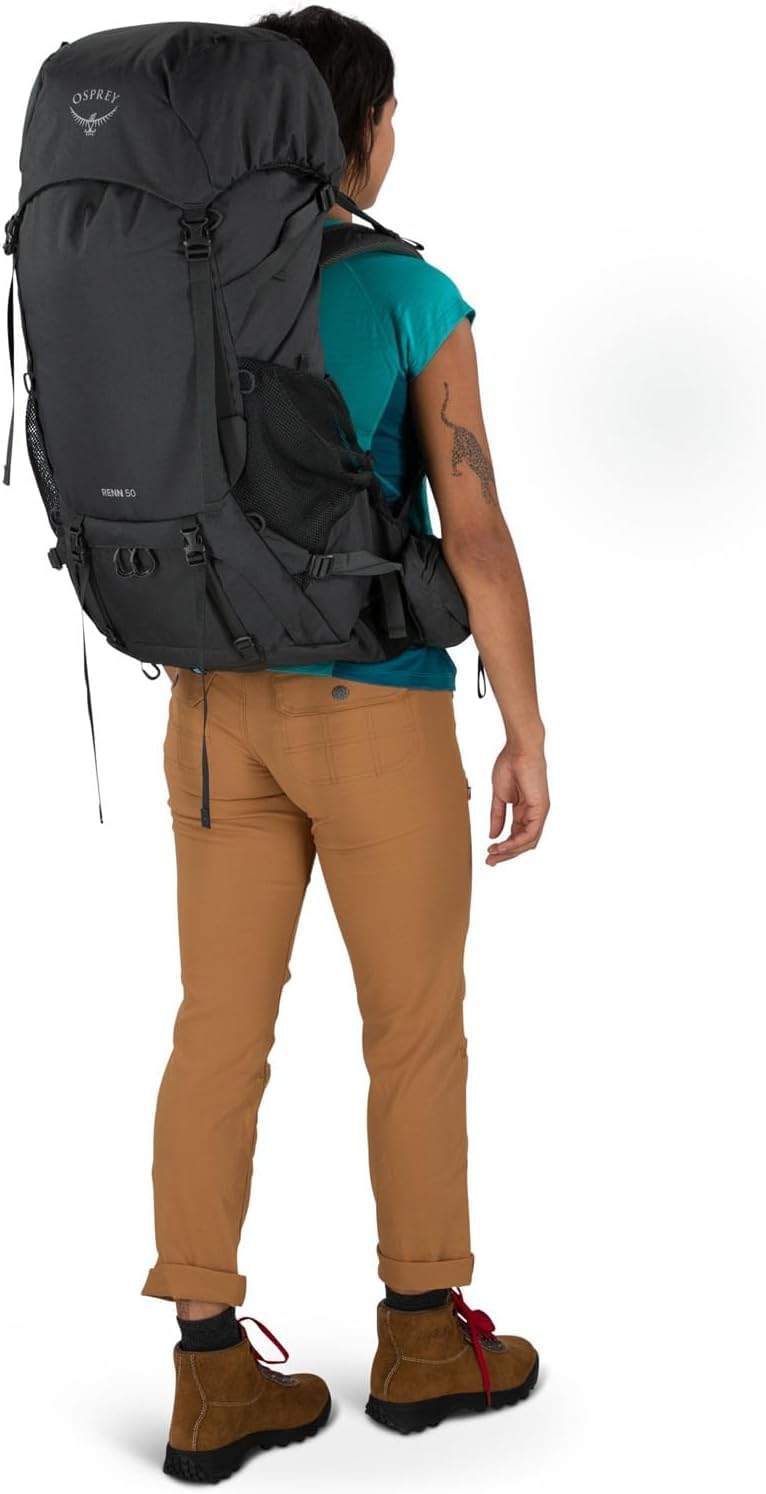 Osprey Renn Unisex Rucksack Dark Charcoal/Gray Wolf O/S - Fassungsvermögen 50L, Dark Charcoal/Gray W