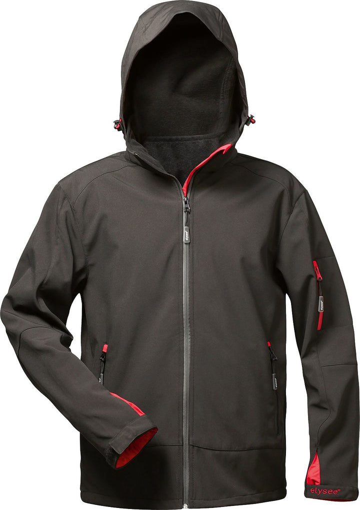 elysee Softshell-Jacke ZETA mit Kapuze - 19980 - schwarz - Grösse: S