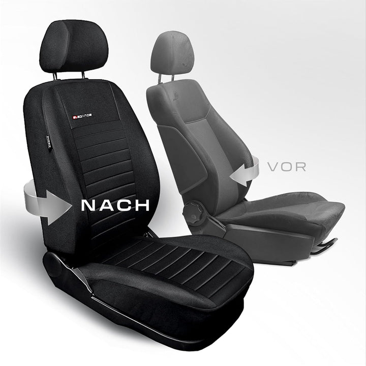 MOTOS Universal-Sitzbezüge Auto für Skoda Karoq Autositzbezüge mit aktivem Airbag-System, dreilagige