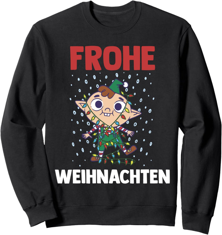 Weihnachts Elf Frohe Weihnachten Sweatshirt
