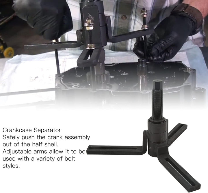 Aramox Crank Case Puller Installer, Crankcase Splitter Separator Puller Installer Tool C Clip Adapte