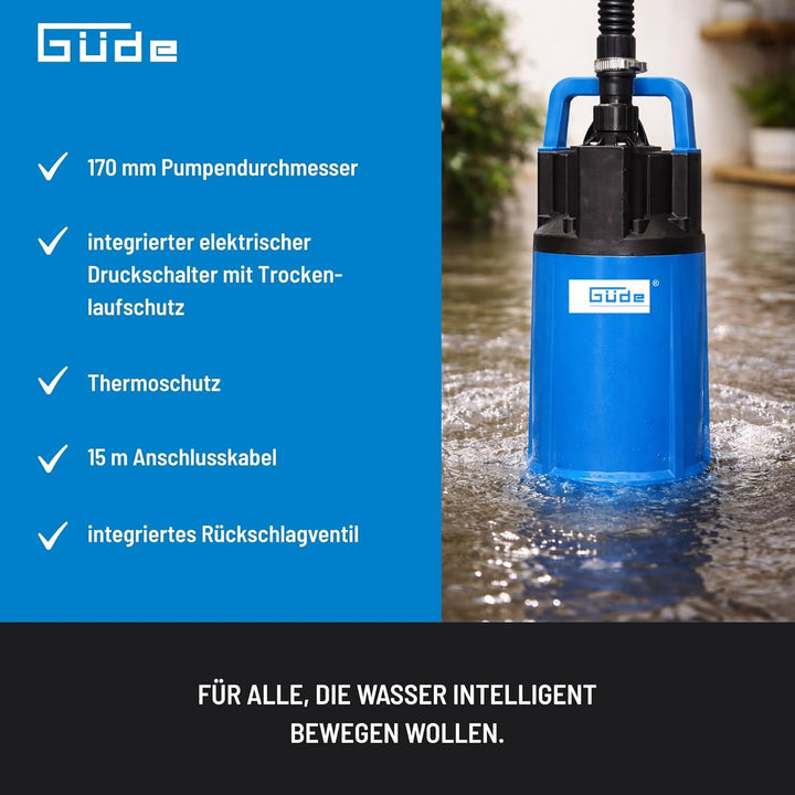 Drucktauchpumpe GDT 1200 I 1.200