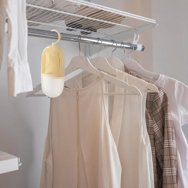Schrank-Feuchtigkeitsabsorber - Luftentfeuchter-Aufhängebeutel Gelb, Gelb