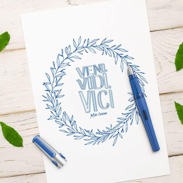 Pelikano P480 M Blau 2017 FS Blau M-Feder (Rechtshänder), Blau M-Feder (Rechtsh&amp;