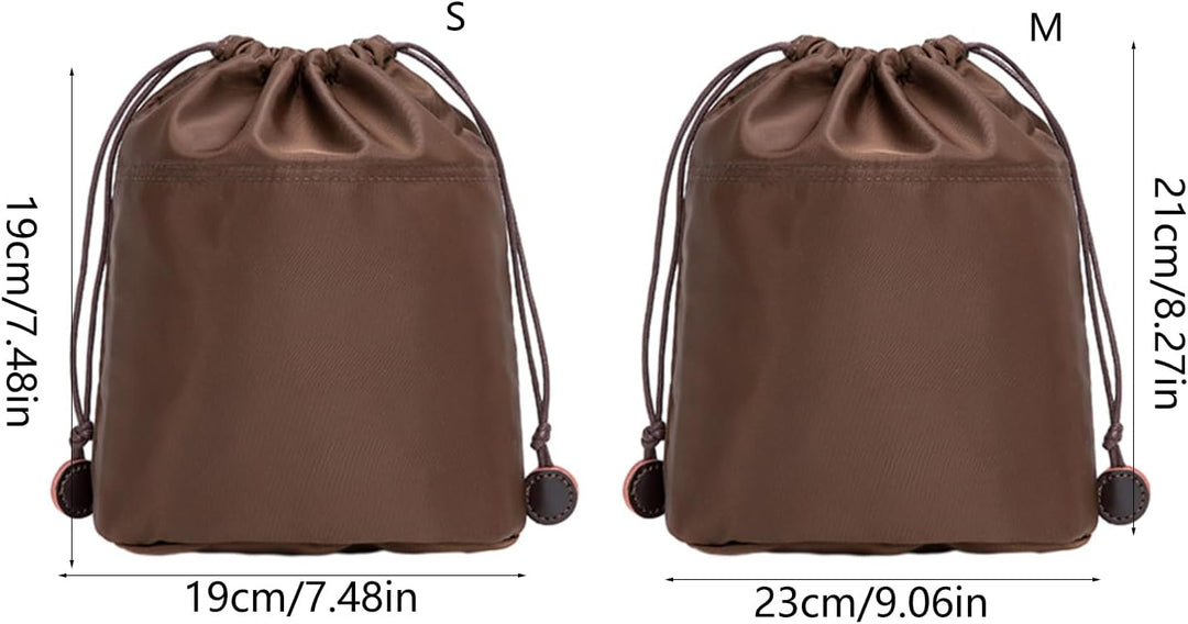 LUOFENG Geldbörsen-Organizer-Einsatz für Beuteltasche, Tasche mit Kordelzug, Organizer, Umhängetasch
