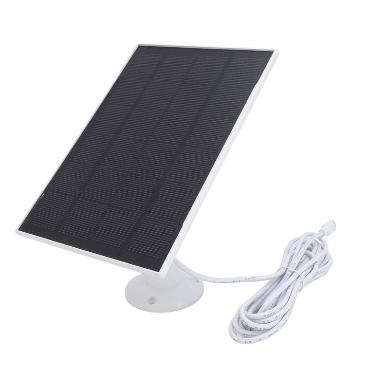 Solarpanel 8W für Vogelhaus Kamera, 2 in 1 Verbessertes Wetterfestes USB C Ladegerät, 360 Grad Einst