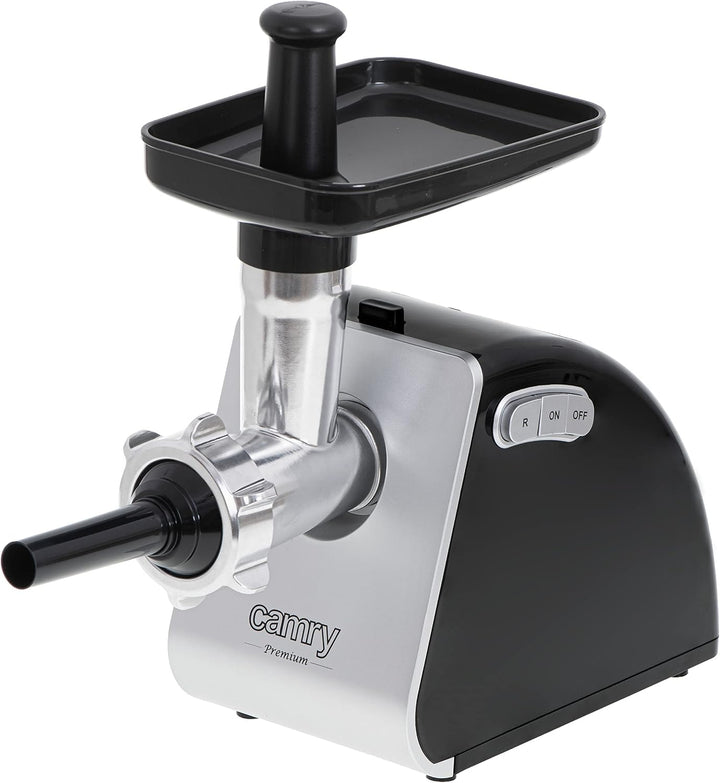 CAMRY CR 4812 Elektrischer Fleischwolf, 1600 W, multifunktionale Fleischmaschine mit Reverse-Funktio