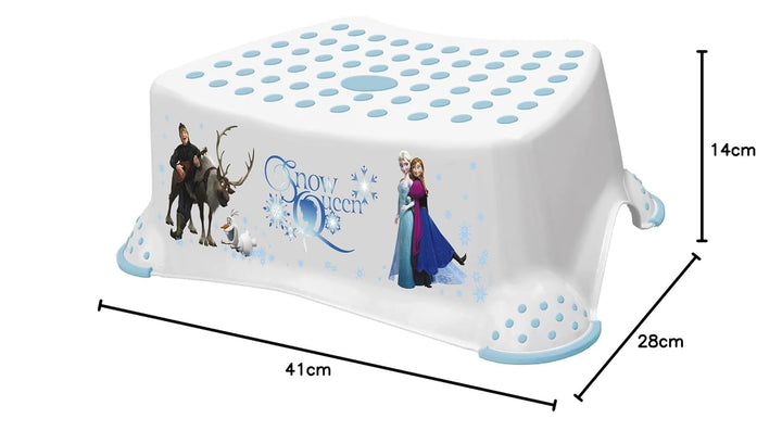 LULABI DISNEY FROZEN - Rutschfester Frozen Kinderhocker, Trittstufe, Disney Trittstufe, Fussstütze,