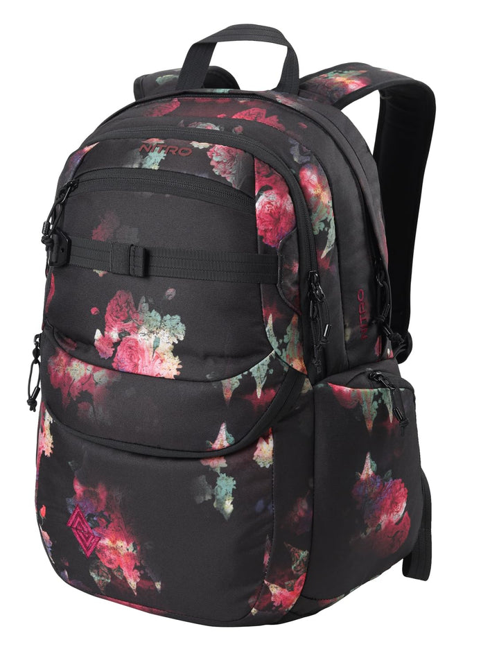 Nitro Future Hero Rucksack Schulrucksack mit Organizer Schoolbag Daypack mit 17 Zoll Laptopfach Blac