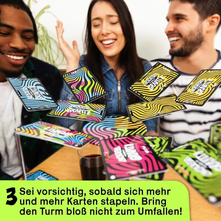 Big Potato Cards vs Gravity: The Gravity Defying, Kartenausgleichsspiel, lustiges Kartenspiel, 2 Spi