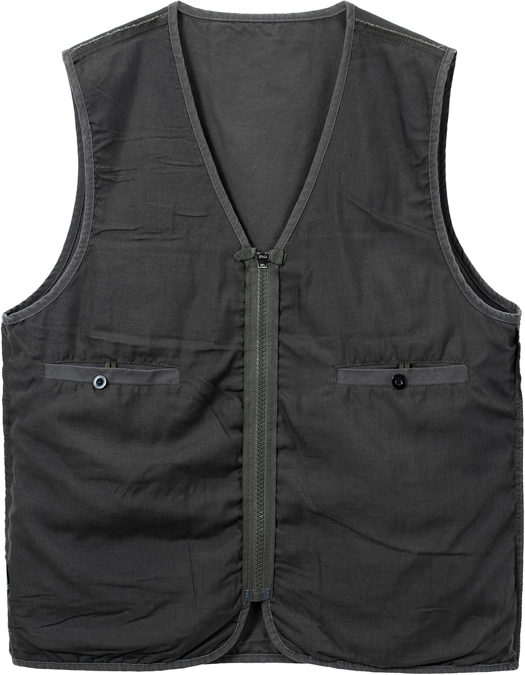 Oralidera Herren Outdoor Weste Freizeit Jacke Leicht Safari Weste mit Reissverschluss Jagd und Angle