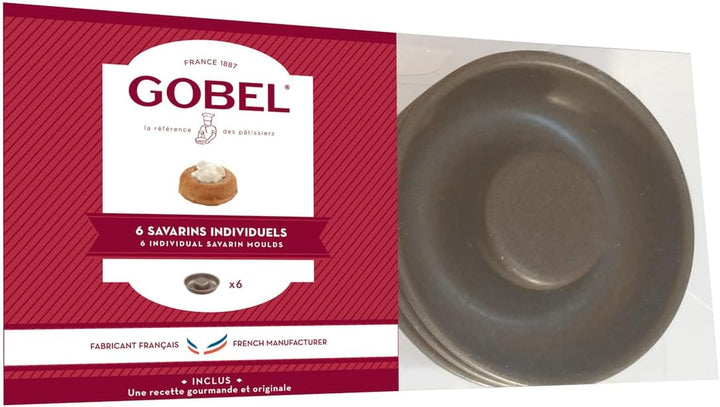 GOBEL 272710 Schachtel mit 6 Savarins Mund Antihaft.