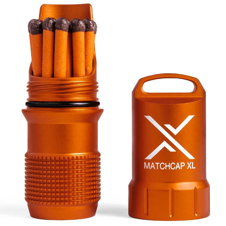 Exotac Wasserdichter Behälter MatchCap XL Orange, 004100-ORG