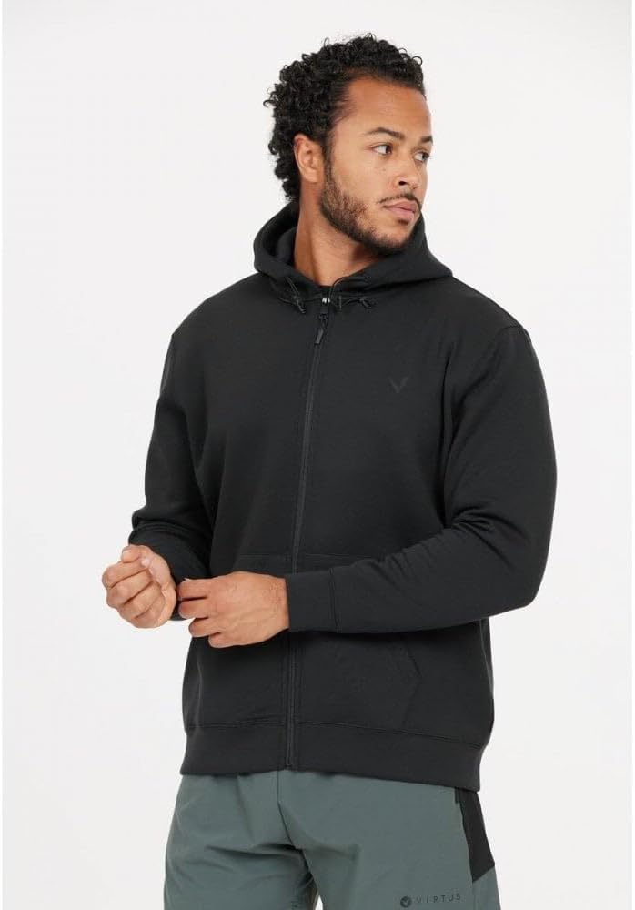 VIRTUS Taro M Technical Full-Zip Hoody Black XL, XL