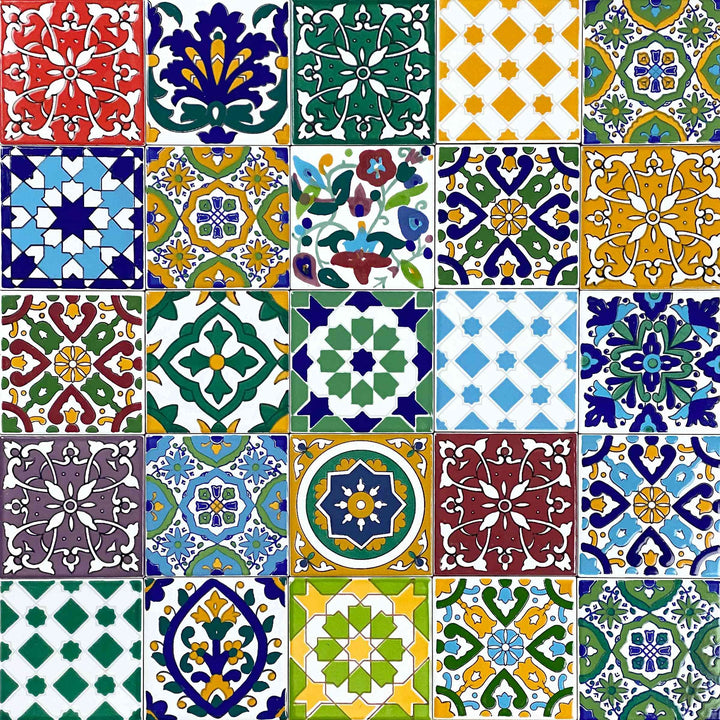 Cerames Orientalische Marokkanische Keramikfliesen Pazzo - dekorative Mosaikfliesen für das Badezimm