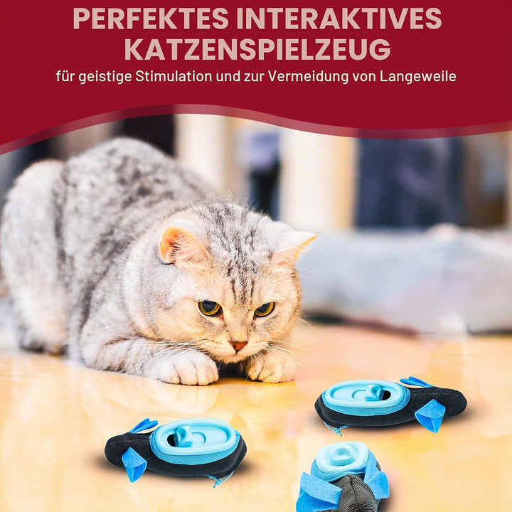 Doc &amp; Phoebe Indoor Hunter Katzen Napf interaktiv einheitsgrösse Unterschiedlich