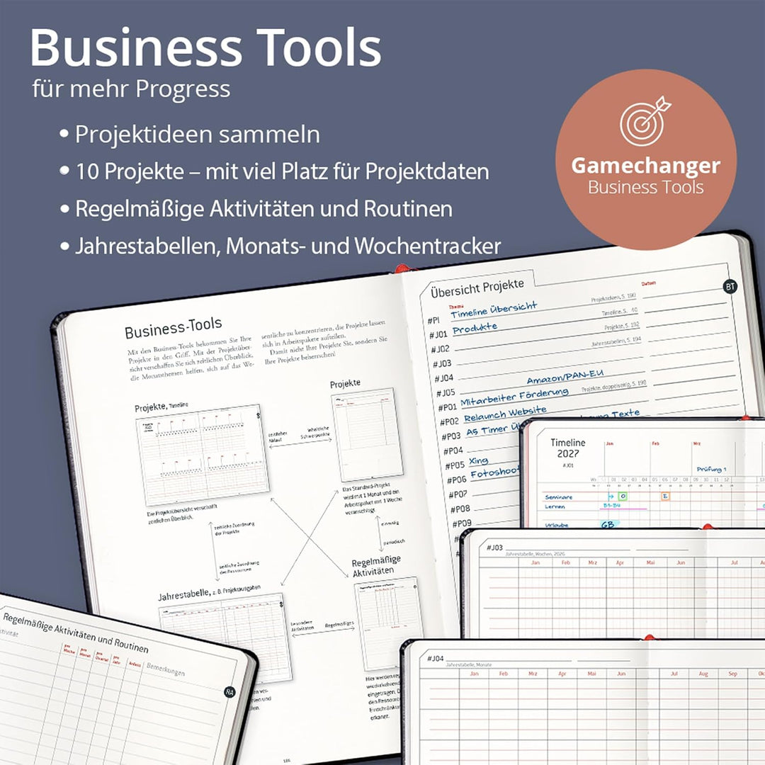 weekview Business Planner 2027 A5+ Wochenplaner Berry Classic Berry 2027 Classic, Berry 2027 Classic