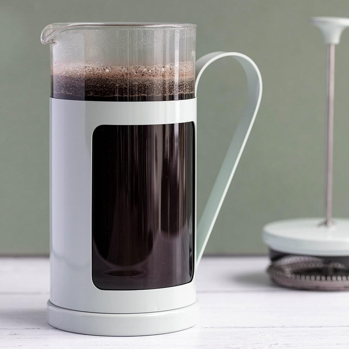 La Cafetière Monaco Kaffeebereiter aus Edelstahl, 8 Tassen, Minzgrün, in Geschenkbox, Mint, Mint