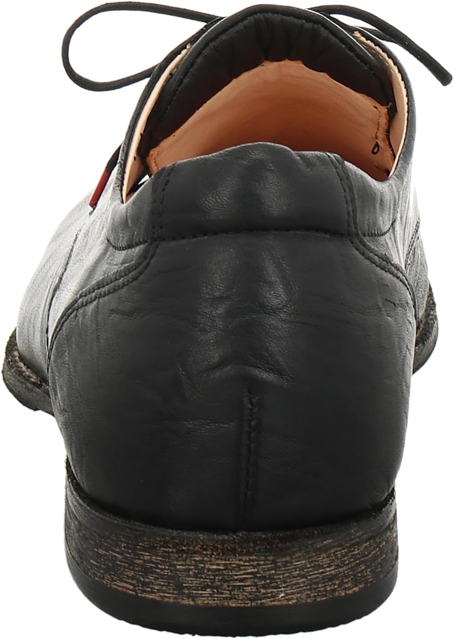Think Guru Herren Derby Schnürhalbschuhe 44 EU Schwarz, 44 EU Schwarz