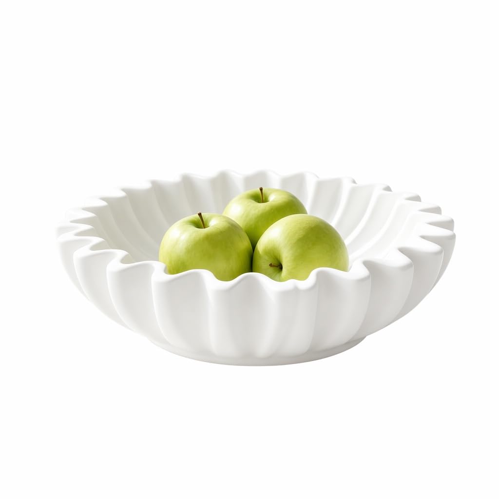 Dekorative Volantschale, Obstschale Obstkorb, Fruit Bow, Süssigkeiten Schale, Moderner Brotkorb, Per