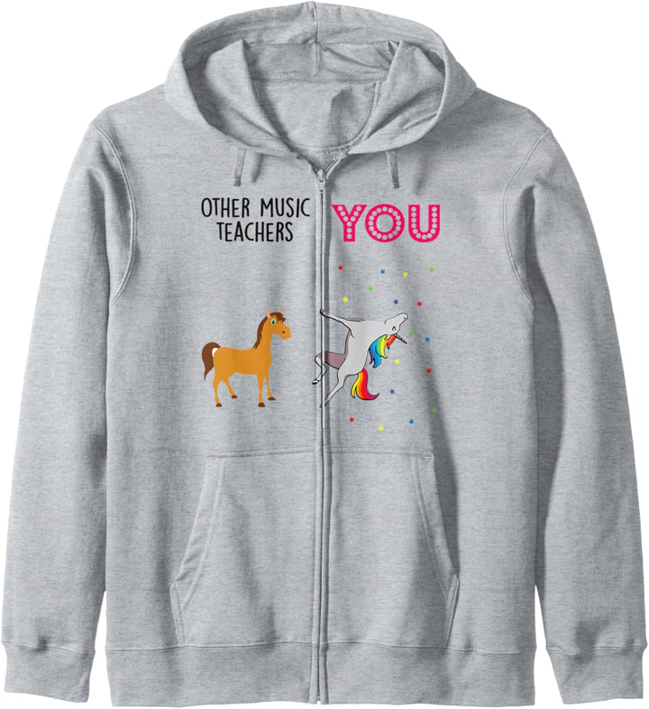 music teacher Funny Unicorn Kapuzenjacke