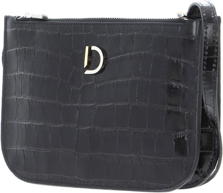 DECADENT Marcia Small Double Bag Croco black